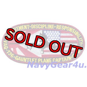 画像: VAQ-136 GAUNTLETS GAUNTLET PLANE CAPTAINパッチ
