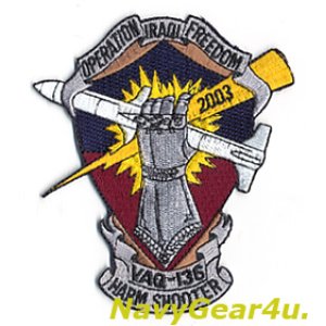 画像: VAQ-136 GAUNTLETS 2003年湾岸戦争イラキフリーダム作戦参戦記念パッチ