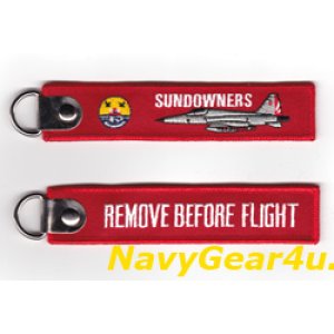 画像: VFC-111 SUN DOWNERS REMOVE BEFORE FLIGHTキーリング（1個）