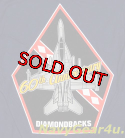 画像3: VFA-102 DIAMONDBACKS 部隊創設60周年記念限定T-シャツVer.1（ネイビー）