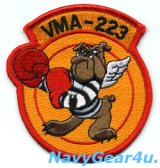 画像: VMA-223 BULLDOGS部隊パッチ(ベルクロ有無）