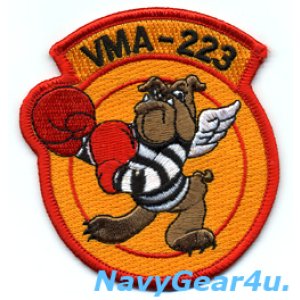 画像: VMA-223 BULLDOGS部隊パッチ(ベルクロ有無)
