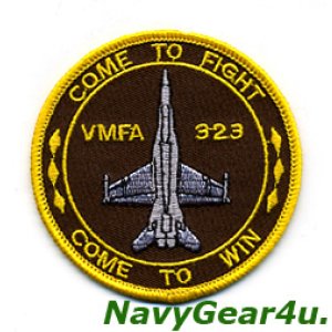 画像: VMFA-323 DEATH RATTLERS F/A-18Cショルダーバレットパッチ(ベルクロ有無)