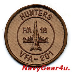 画像: VFA-201 HUNTERS　F/A-18A＋ショルダーバレットパッチ（デザート）