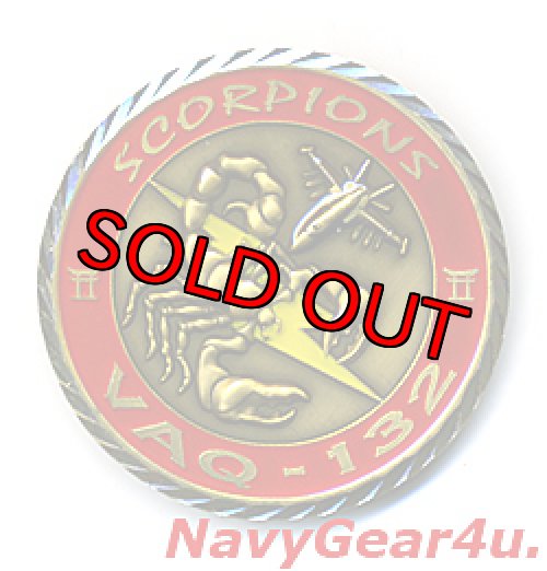 画像1: VAQ-132 SCORPIONS 三沢UDP展開記念 チャレンジコイン