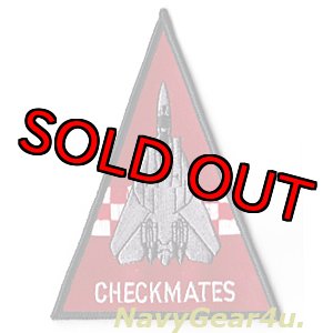 画像: VF-211 CHECKMATESショルダートライアングルパッチ（レッド）