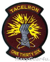 画像: VAQ-136 GAUNTLETS THROWBACK部隊パッチ（TACELRON Ver./ベルクロ有無）