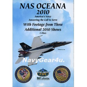 画像: NAS OCEANA 2010 エアショーDVD2枚組（ボーナス映像：2010ショー3ヵ所収録）