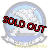 画像: VAQ-142 GRAY WOLVES部隊パッチ（現行Ver./ベルクロ有無）