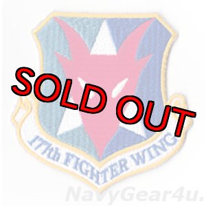 画像: ニュージャージーANG 177 FIGHTER WINGコマンドパッチ