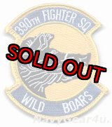 画像: 366FW/390FS WILD BOARS部隊パッチ（F-15C/D時代、ベルクロ付き）