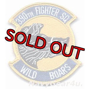 画像: 366FW/390FS WILD BOARS部隊パッチ（F-15C/D時代、ベルクロ付き）