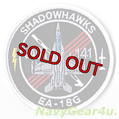 画像1: VAQ-141 SHADOWHAWKS EA-18Gショルダーバレットパッチ（ラージ）