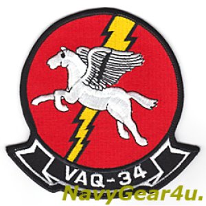 画像: VAQ-34 FLASHBACKS部隊パッチ（デッドストック）