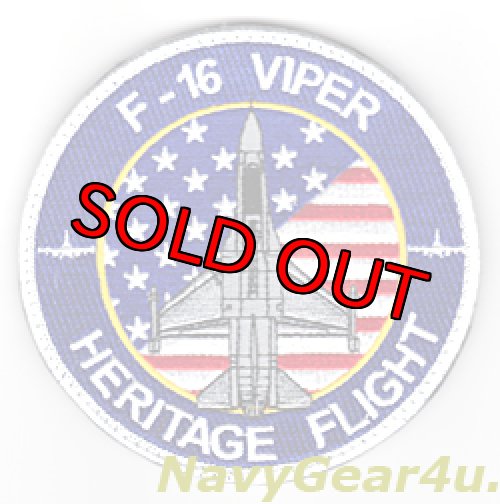 画像1: USAF DEMOチームHERITAGE FLIGHT F-16 VIPERパッチ（ベルクロ付き）