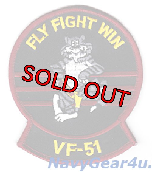 画像1: VF-51 SCREEMING EAGLESトムキャットマスコットパッチ