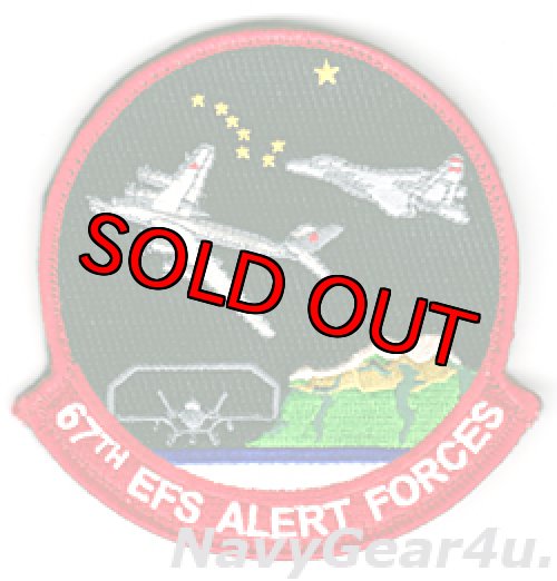 画像1: 18WG/67EFS FIGHTING COCKS ALERT FORCESパッチ（ベルクロ付き）