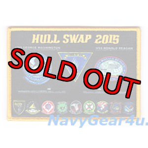 画像: CVW-5/CVN-73/CVN-76 HULL SWAP2015 空母交替クルーズ記念パッチ