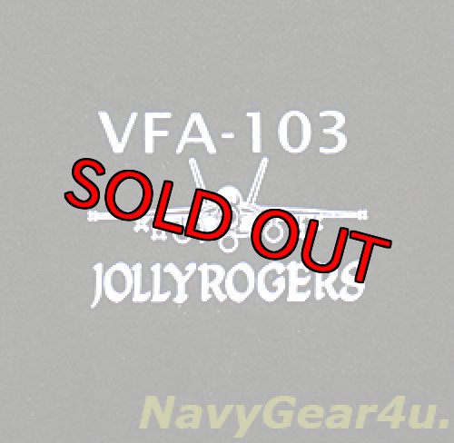 画像4: VFA-103 JOLLY ROGERSオフィシャルT-シャツ（ブラック）