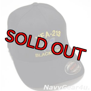 画像: VFA-213 BLACK LIONSオフィシャルボールキャップ(FLEX FIT)