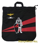 画像: VFA-154 BLACK KNIGHTS別注ヘルメットバッグ（現行Ver./ベルクロ付き）