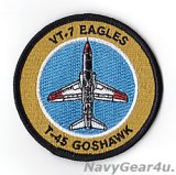 画像: VT-7 EAGLES T-45 GOSHAWKショルダーバレットパッチ