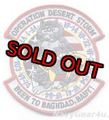 画像: F-14 TOMCAT BEEN TO BAGHDAD DESERT STORM参戦記念パッチ(デッドストック）