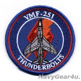 画像: VMFA-251 THUNDERBOLTS F-8B THROWBACKショルダーバレットパッチ（ベルクロ有無）