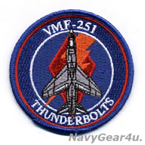 画像: VMFA-251 THUNDERBOLTS F-8B THROWBACKショルダーバレットパッチ（ベルクロ有無）