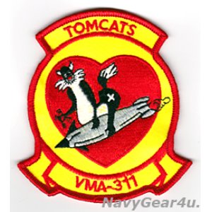 画像: VMA-311 TOMCATS部隊パッチ（ベルクロ有無）