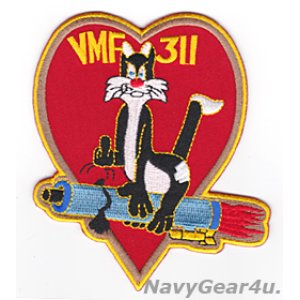 画像: VMA/VMFA-311 TOMCATS THROWBACK部隊パッチ（ベルクロ有無）