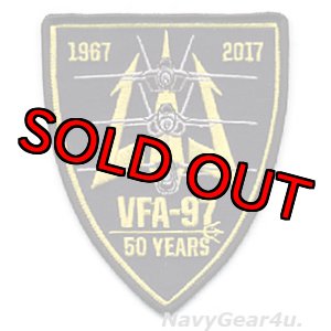 画像: VFA-97 WARHAWKS 部隊創設50周年記念パッチ