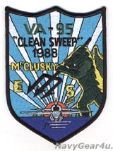 画像: VA-95 GREEN LIZARDS CLEAN SWEEP 1988記念パッチ（デッドストック）