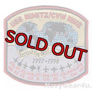 画像: CVW-11/CVN-68 WORLD CRUISE 1997-98記念パッチ（デッドストック）