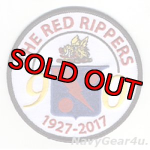 画像: VF/VFA-11 RED RIPPERS部隊創設90周年記念パッチ
