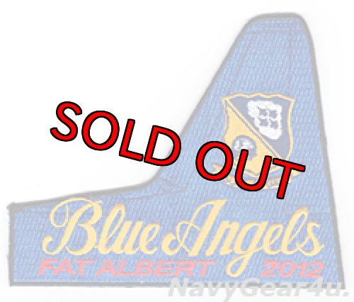 画像1: ブルーエンジェルズ2012ツアー記念ファットアルバート垂直尾翼パッチ（デッドストック）