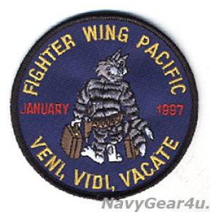 画像: FIGHTER WING PACIFIC NASミラマーVENI,VIDI,VACATE 1997記念パッチ（ベルクロ有無）