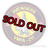 画像: VMFA-211 WAKE ISLAND AVENGERS F-35Bショルダーバレットパッチ（ベルクロ付き）
