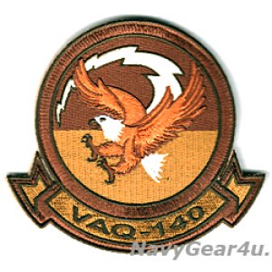 画像: VAQ-140 PATRIOTS部隊パッチ（デザート/ベルクロ付き）