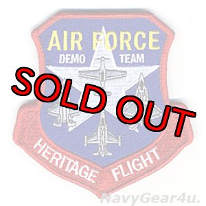 画像: USAF DEMOチームHERITAGE FLIGHTパッチ（2017~Ver./ベルクロ付き）