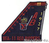 画像: VF/VFA-11 RED RIPPERS部隊創設90周年記念パッチ（垂直尾翼Ver.）