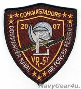 画像: VR-57 CONQUISTADORS 2007年バトルＥアワード受賞記念パッチ（デッドストック）