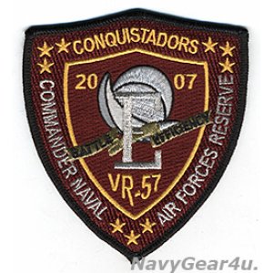 画像: VR-57 CONQUISTADORS 2007年バトルＥアワード受賞記念パッチ（デッドストック）