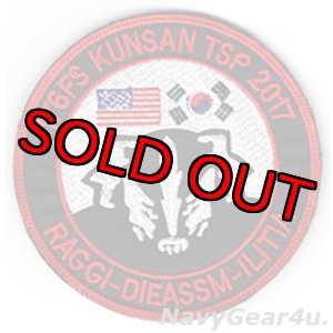 画像: ウィスコンシンANG 117FW/176FS Badger Air Militia TSP2017クンサン展開記念パッチ（ベルクロ付き）