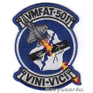 画像: VMFAT-501 WARLORDS部隊パッチ(ベルクロ有無)