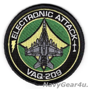 画像: VAQ-209 STAR WARRIORS EA-18Gショルダーバレットパッチ（ベルクロ有無）