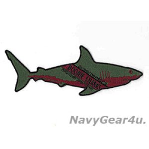 画像: HSC-25 ISLAND KNIGHTS DET-6 BOONIE SHARKS "SHARK"ショルダーパッチ（サブデュード/ベルクロ有無）