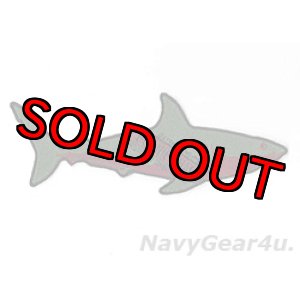 画像: HSC-25 ISLAND KNIGHTS DET-6 BOONIE SHARKS "SHARK"ショルダーパッチ(サブデュード/ベルクロ有無)