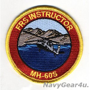 画像: HSC-2 FLEET ANGELS MH-60S FRSインストラクー用ショルダーパッチ（イエローボーダー）