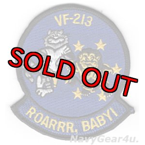 画像: VF-213 BLACK LIONS ROARRR,BABY!マスコットパッチ（デッドストック）